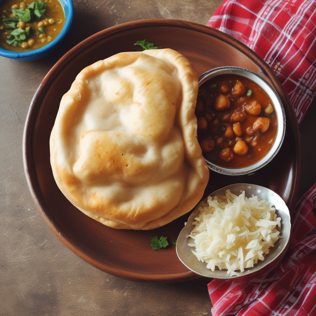Plate of Chole Bhature