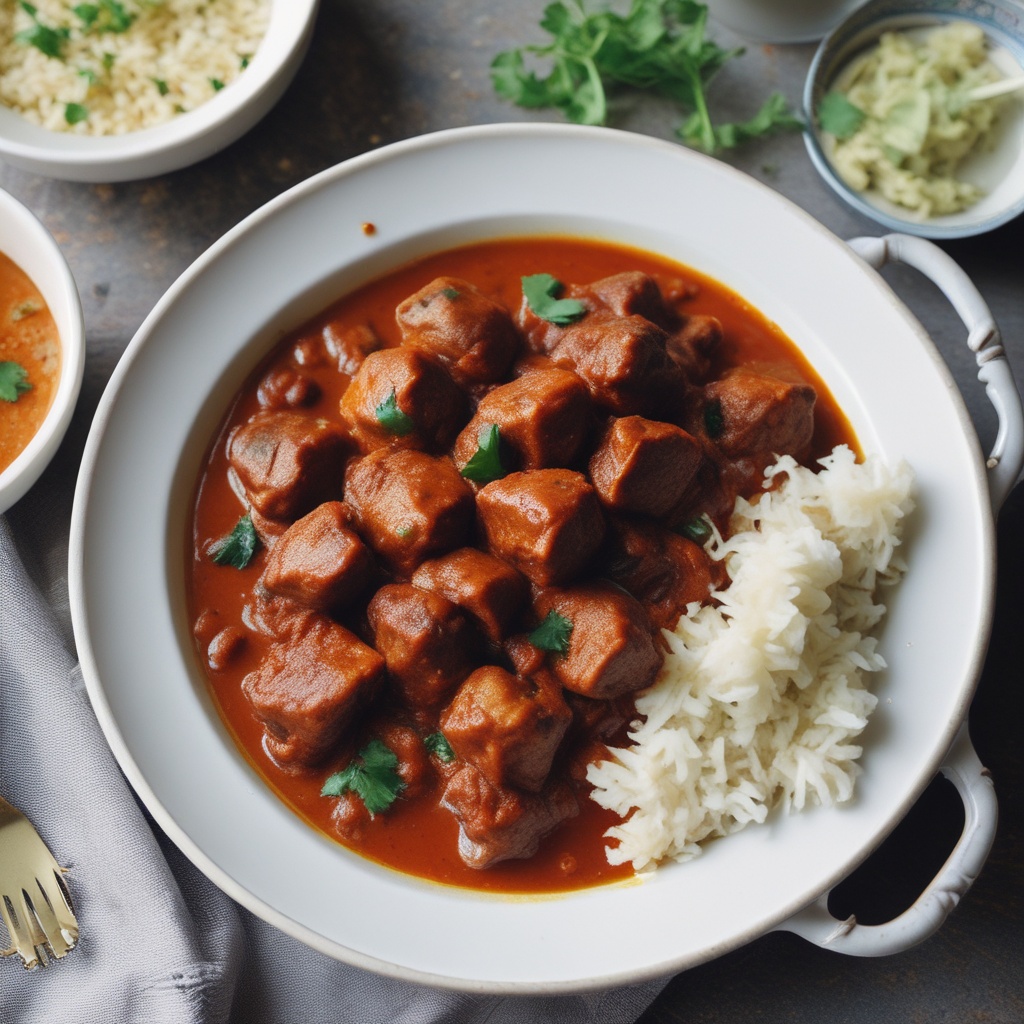 Plate of Lamb Rogan Josh